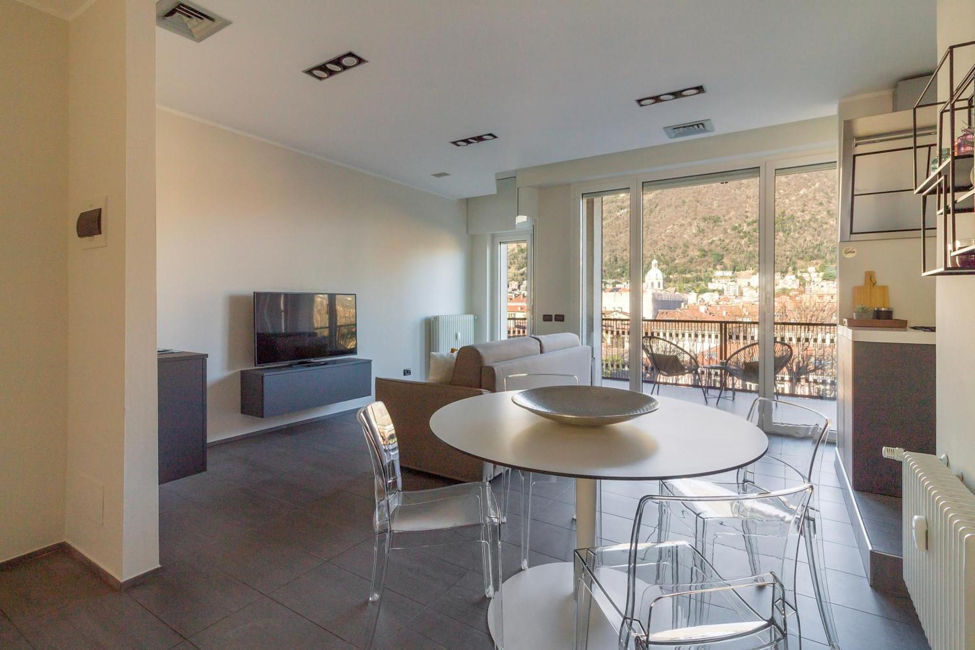 Cathedral View Trilocale Apartment Como Bagian luar foto
